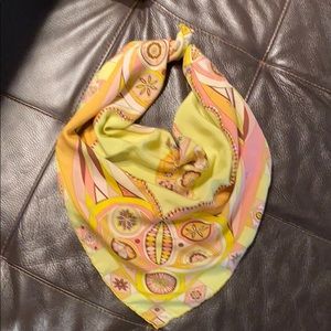 Authentic Emilio Pucci Silk scarf